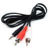 DRUT 1.5m 2.5mm 4 pole Jack to 2 x RCA