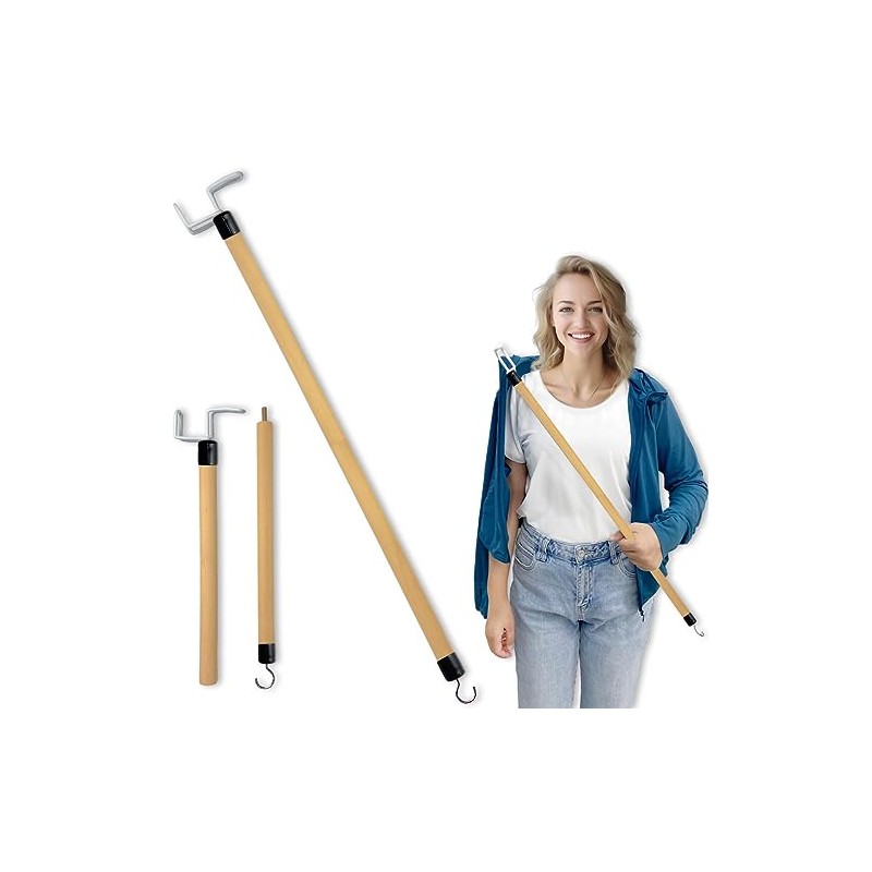 27 Inches Long Dressing Stick - Dressing Aid for Clothes,