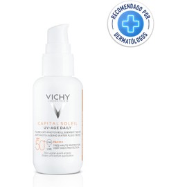 🌞 Vichy Capital Soleil UV-Age Daily Anti-Edad con Color FPS 50+ – Juventud y Protección en un Solo Paso ✨🧴 ¡ La protección solar más avanzada para tu rostro