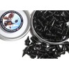 100 punte in acciaio inox per pista e cross country (nero, 9 mm).