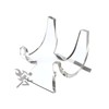 OnFireGuy Clear Acrylic Easel Display Stands for 2" to 5"