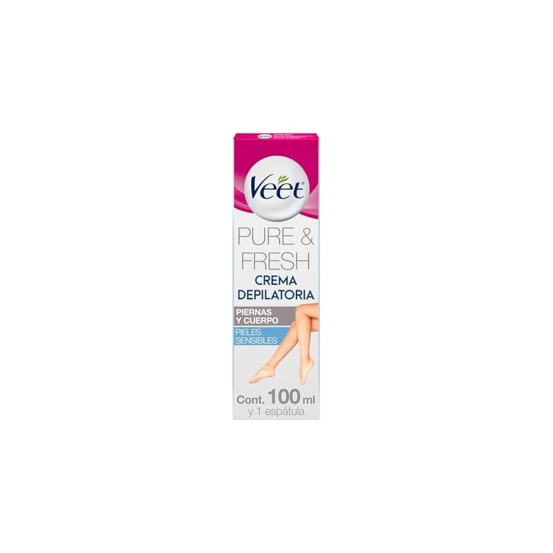 Veet Pure & Fresh Crema Depilatoria para Piel Sensible de