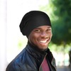 Geyoga 2 Pcs Silk Satin Bonnet for Sleeping Men Silk