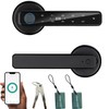 Smart Door Lock, 5-in-1 Fingerprint Door Lock, Automatic Smart Door