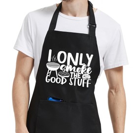 Jpayxese Grill Aprons for Men, Funny Mens Apron for Grilling Cooking, Birthday Gifts from Daughter Son, BBQ Gifts for Men Dad Husband Father in law Fathers Day Christmas