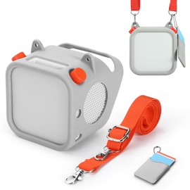 TATAVR Case Compatible with Yoto Player 3rd Generation,Silicone Shell with Easy-to-Carry Handle,Anti-Slip Anti-Scratch, Kids Bluetooth Audio Speaker Plays Adventure Jacket Cover Accessory