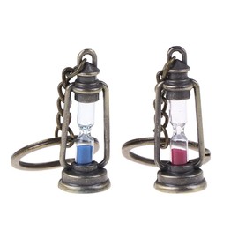 ARFUKA Keychain Metal Lantern Pendant Couple Keychain Set Keyring Car Key Chain Key Holder Gift Exchange Ideas for Her and Him Pack of 2