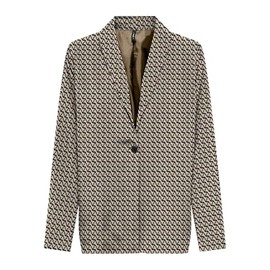 ONLY Women's Onlnova Life Elite L/S Pimo AOP Blazer, Chipmunk/Aop:588 Breaker Geo, M