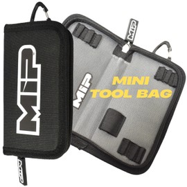 MIP RC Mini Tool Bag 13 Pocket Holds 1/4 Hex & Nut Driver Bits, Precision Tools for RC Car Repair, Quadcopter, Helicopter, and FPV Racing Drone Models, Model 5211