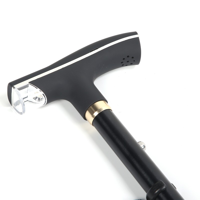 15 Gears Adjustment Elderly Folding Waking Cane Hand Walking Standing