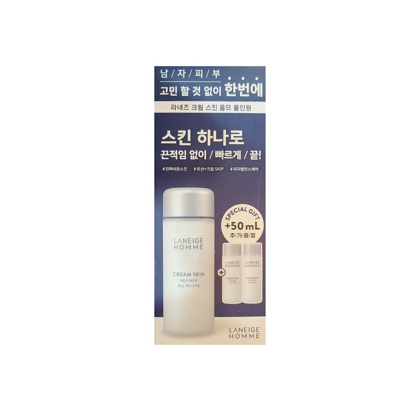 Laneige 라네즈 크림 스킨 옴므 올인원 기획 세트 Laneige Cream