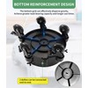 Bucket Dolly with Wheels,Heavy-Duty 360°Rolling Car Wash Bucket Dolly with