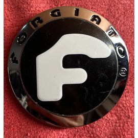 Forgiato Single (1) Forgiato Wheels Chrome Black White F Black Wheel Center Cap Brand New