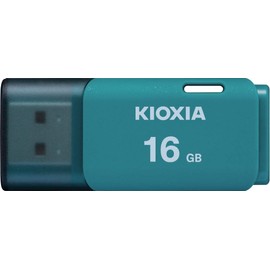 KIOXIA 16GB TransMemory U202 USB 2.0 Flash Drive, Aqua