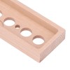 DIY Glow Tube Clock Kit 4 Lamps Beech Wood Enclosure
