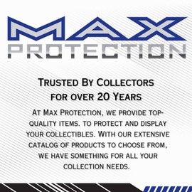 Max Protection 35pt Clear Top Loaders for Cards - Premium 3x4 Inch Trading Card Toploaders - Protect Your Baseball and Sports Cards (100 Toploaders)