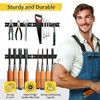 8' Heavy Duty Magnetic Tool Strip, 4 Pack Rubber Protected,