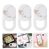 Angoily 3pcs Webcam Slider Privacy Cover Cartoon Design Webcam Blocker