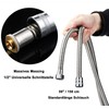 D&D 1.5 m premium stainless steel shower hose, flexible shower