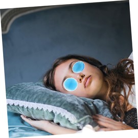 Healeved 10pcs Cold Eye Mask Cooling Gel Eye Mask Under Eye Patches Eye Ice Pads Eye Cooling Gels Gel Eye Pad Eye Pads Gel Eye Cover Gel Eye Masks Eye Cover for Cooling Blue Pvc