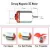 18 Set DC Motors Kit, Mini Electric Hobby Motor 3V