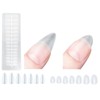 Nail Tip, Ultra Thin, Short, Clear, Sanding, Natural Fit, False
