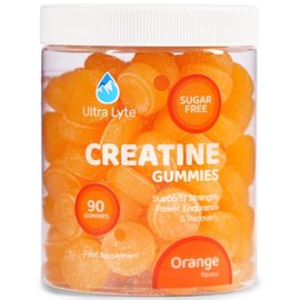Ultra Lyte Creatine Monohydrate Gummies 5g, 90 Gummies, Orange