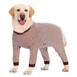 Axcimond Dog Bodysuit Post Surgery Onesie with Zipper Full Body Pajamas Large Medium Dogs Shedding Suit Surgical Suit for Dogs Female/Male Dog Surgery Suit Recovery Suit After Spay