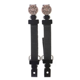 Milwaukee Leather Motorcycle Biker Elastic Bungee for Chaps or Pants in Various Emblems (Set of 2) MLA - One Size Fits Most