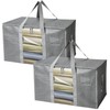 BALEINE 2-Pack Oversized Moving Bags with Reinforced Handles, Heavy-Duty Storage