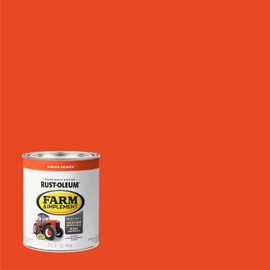 Rust-Oleum 280159-2PK Farm & Implement Enamel Paint, Quart, Kubota Orange, (Pack of 2)