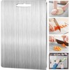 Titanium Cutting Board-Stainless Steel Cutting Board,2024 New Upgrade Double Sided