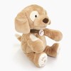 GUND 4059066 "Spunky Dog Tan ABC/123 Soft Toy