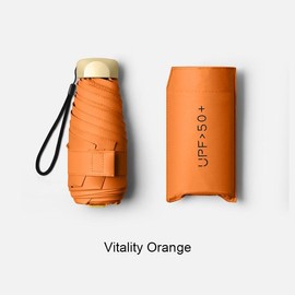 Portable Foldable Umbrella, 1 Count Lightweight Waterproof Umbrella, Rain & Sun Dual Use Umbrella for Outdoor Travel, Camping, Running, Folding Umbrella, Boyfriend Gift, Camping Accessories:_Dark Green_one-size