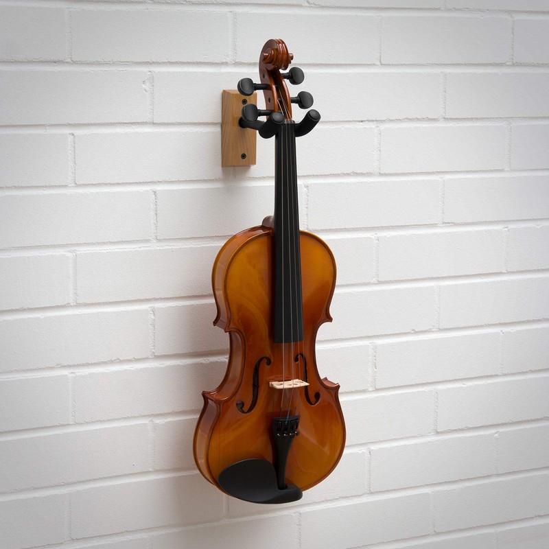 Tiger Violin Wall Mount with Bow Holder
