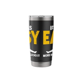 If It Was Easy More Boys Would Do It Gymnastics Sports Rings Stainless Steel Insulated Tumbler
