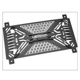 LEDISHUN Motorcycle Radiator Grille Guard Protective Cover Oil Cooler Guard (for Kawasaki Vehicle) Z650 NINJA650 Z650RS (black)