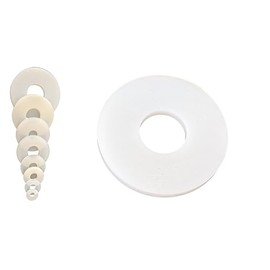 Nylon White Penny Washers Plastic Repair Washer M3 M4 M5 M6 M8 M10 M12 - Pack of 6 (M10 x 30mm)