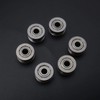 SING F LTD 20Pcs U624ZZ Mini U Deep-Groove Ball Bearings