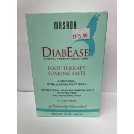 masada diabease foot therapy soaking salts 12oz