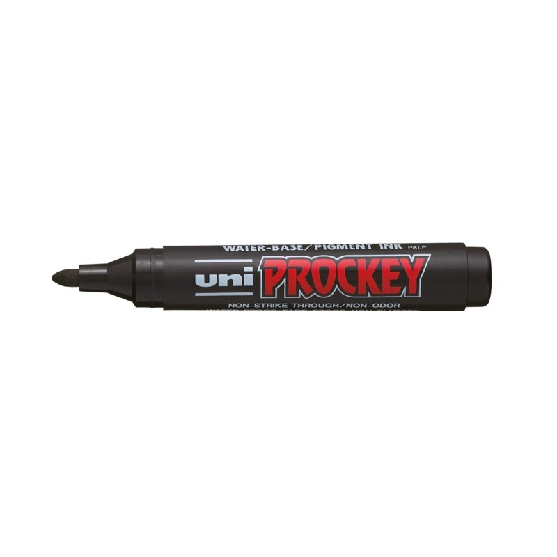 uni-ball 242438000 1.2-1.8 mm PM-122 Prockey Bullet Tip Permanent Markers