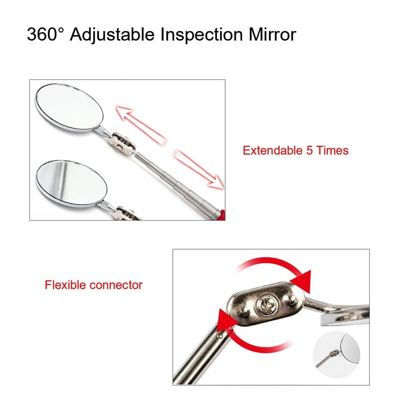 4 Pack Telescoping Magnet Pick-up Tool Set - Retrieving Telescoping