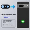 3 Pack for Pixel 7 Back Rear Camera Lens Glass