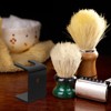 NOLITOY Shaving Brush Stand Razor Storage Men's Razor Organizer Brush