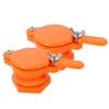 Honey Lake 2 Pack Honey Gate Valve for Extractor, Orange