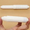 White Toilet Paper Holder, Toilet Paper Holder Roller Spindle Replacement
