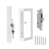 MaxxGeek Sliding Patio Door Handle Set with Key Cylinder and
