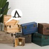 Adyoney 4 Pcs Medium Antique Brass Lid Folding Support Hinges