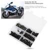Aramox Fairing Bolt Kit,198Pcs/Set Windscreen Fairing Screws M5 M6 Bolts