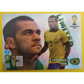 Panini Adrenalyn XL World Cup 2014 Brazil - Alves Brazil Limited Edition